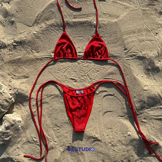 Goddess Bikini Set in Red